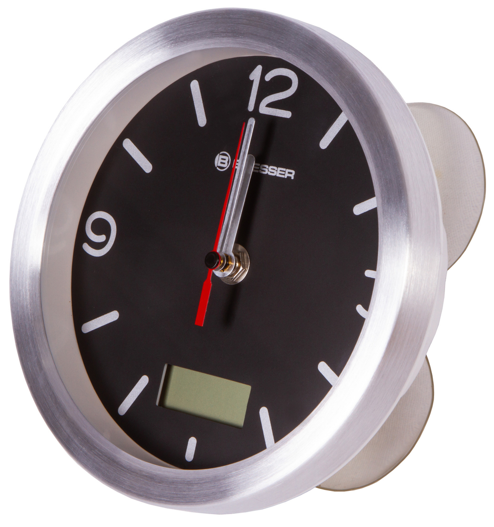 Часы Bresser MyTime Bath RC, водонепроницаемые, черные