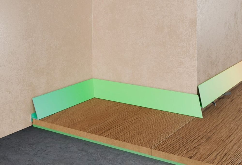 Щелевой плинтус Pro Design Corner 570 любой цвет, 2600x15,5x35 мм