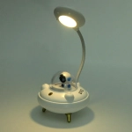 Настольная лампа «Sweet - Полёт в космос» LED 10,8*10,8*21,5 см, USB 3.7v 3w, Белый