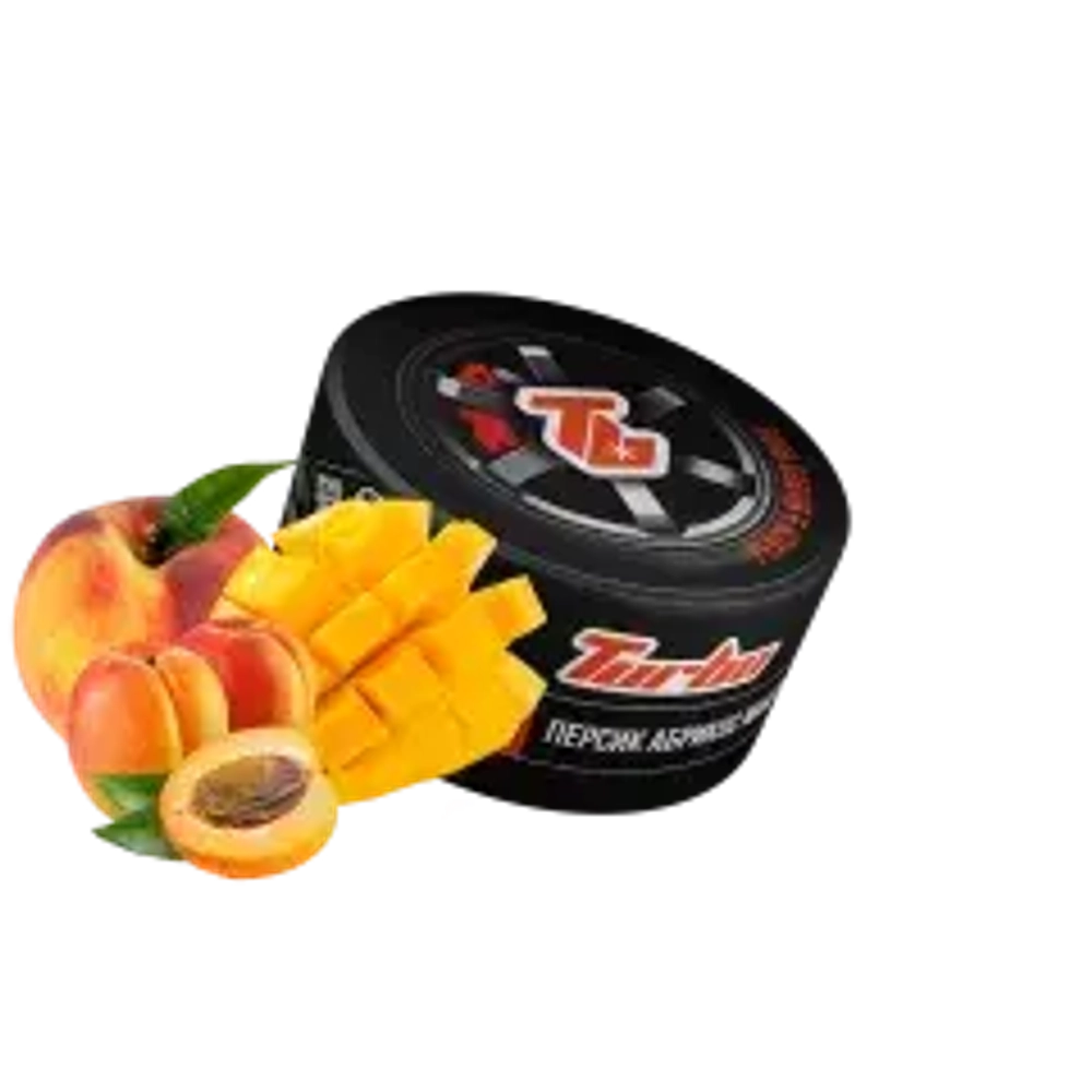 Tytoń - Turbo Peach&Mango Ride (100g)