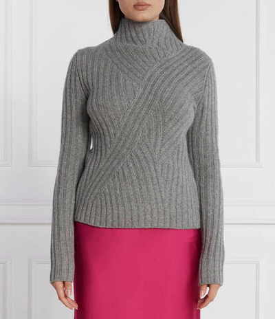 Хлопковый гольф frim BOSS BLACK - серый(50504562)