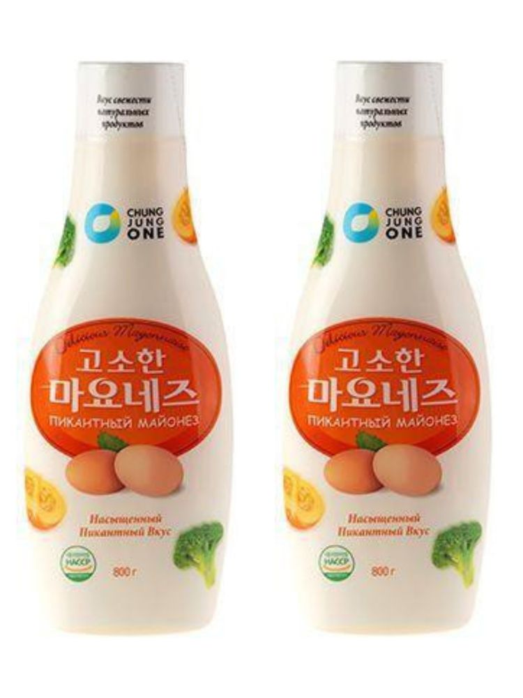 Майонез Daesang Mayonnaise Пикантный 800 г, 2 шт