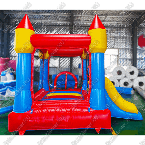 Надувной батут "Мини-Замок" 3,5*3*2,8 м.