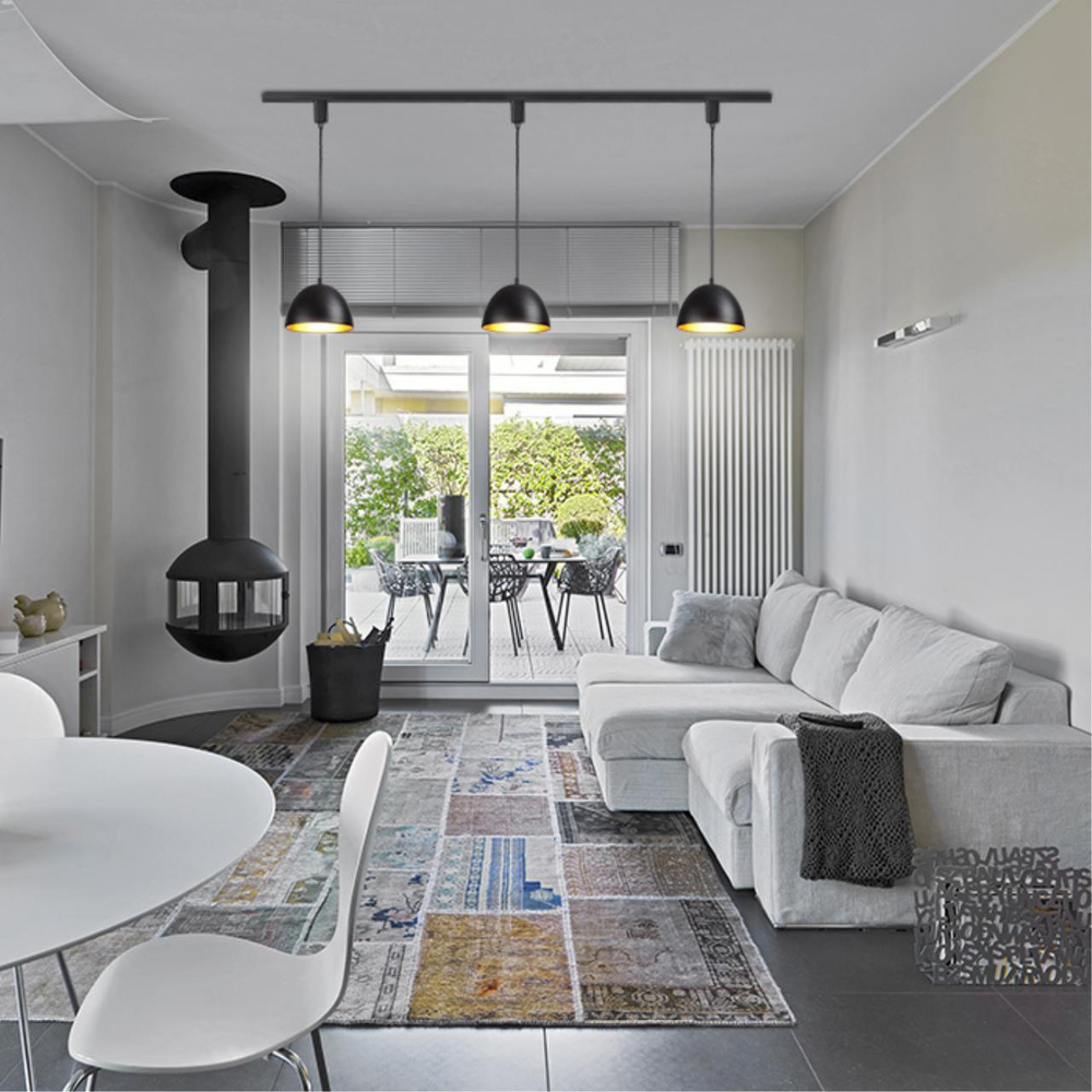 370562 PORT NT19 253 Черный Светильник трековый однофазный трехжильный IP20 Е27 60W 230V VETERUM