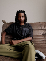 Футболка и брюки карго в комплекте для мальчика Next B84-555, Черный, Хаки