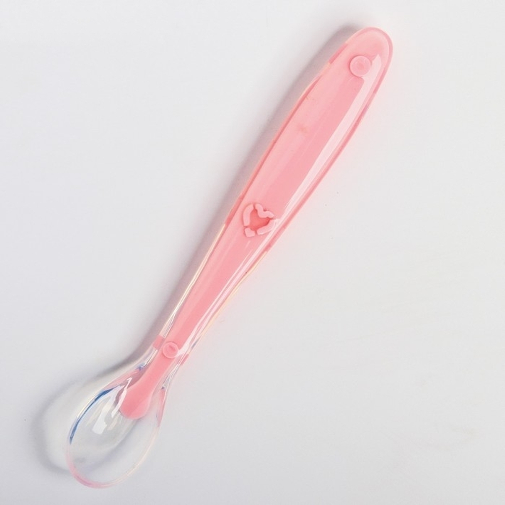 Ложка детская для кормления, силиконовая, от 5 мес., цвета МИКС 2315336