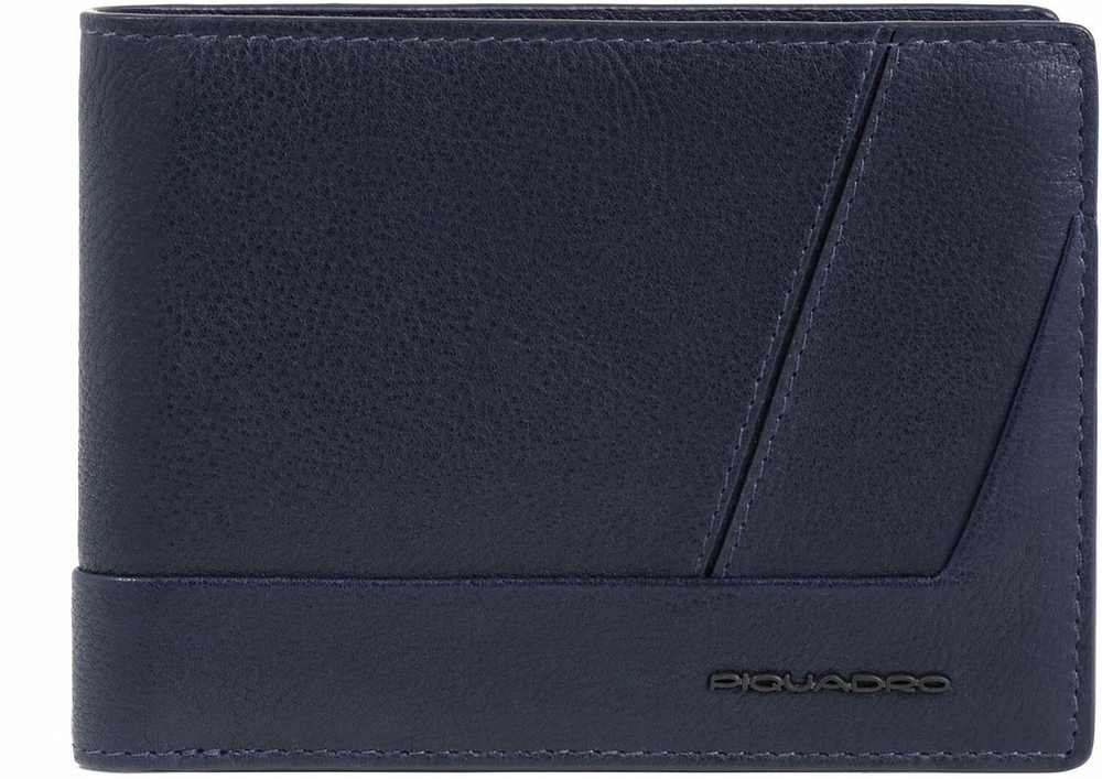 Кошелек мужской Piquadro Carl PU257S129R/BLU темно-синий натур.кожа