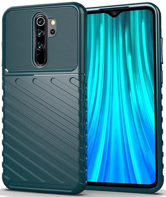 Чехол для Xiaomi Redmi Note 8 Pro цвет Green (зеленый), серия Onyx от Caseport