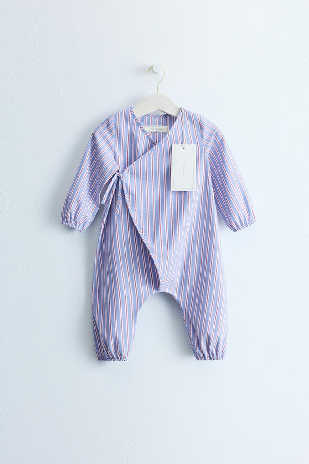 ZARA TIMELESS — ДЛИННЫЙ КОМБИНЕЗОН В ПОЛОСКУ, СИНИЙ