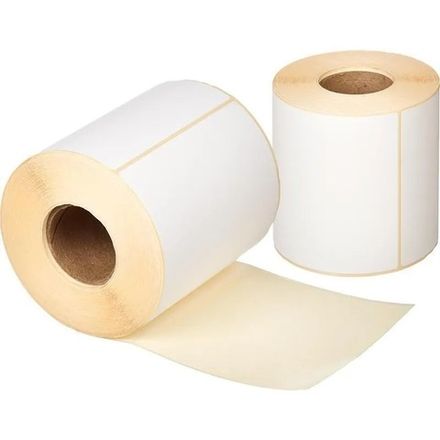 Термоэтикетка для термопринтера 75*120 мм в рулоне 300 этикеток