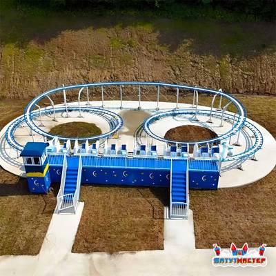 Детская американская горка «Небесная Орбита», 6 кабин 21 место, 26×17,2×2,9 м