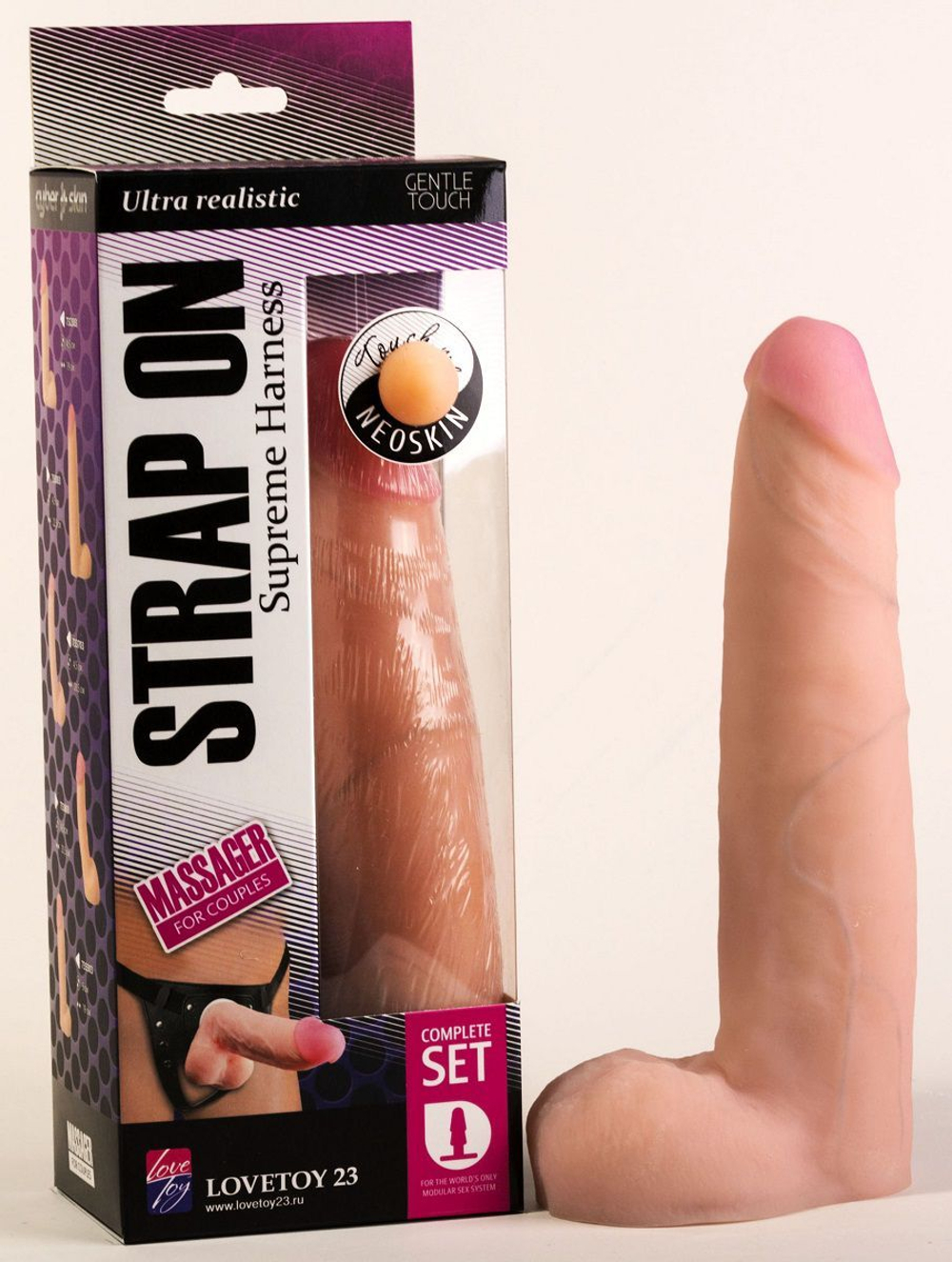 Фаллоимитатор на поясе Harness - 22,5 см.