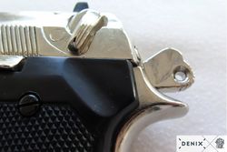 Denix Пистолет Беретта, хромированное покрытие