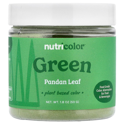 Nutricost, Nutricolor™, листья зеленого пандана, 50 г (1,8 унции)