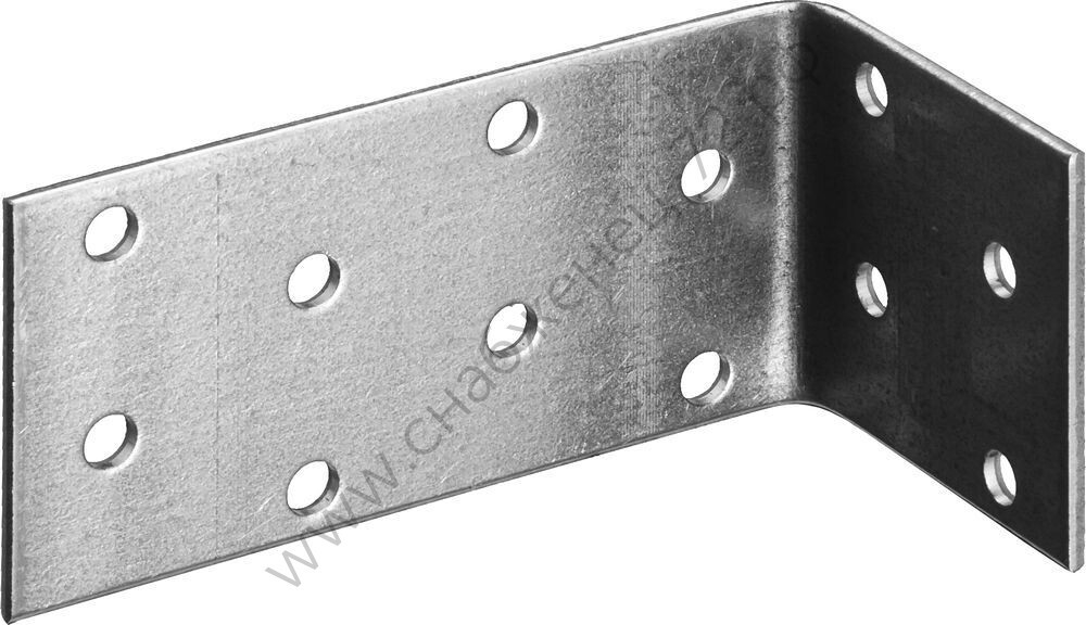 ЗУБР УКА-2.0 40х80х40 х 2 мм, анкерный крепежный уголок (310226-040-080)