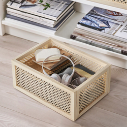 IKEA VÄLTNING  (ИКЕА ВÄЛТНИНГ)  -  Контейнер, натуральный, 25x35x15 см