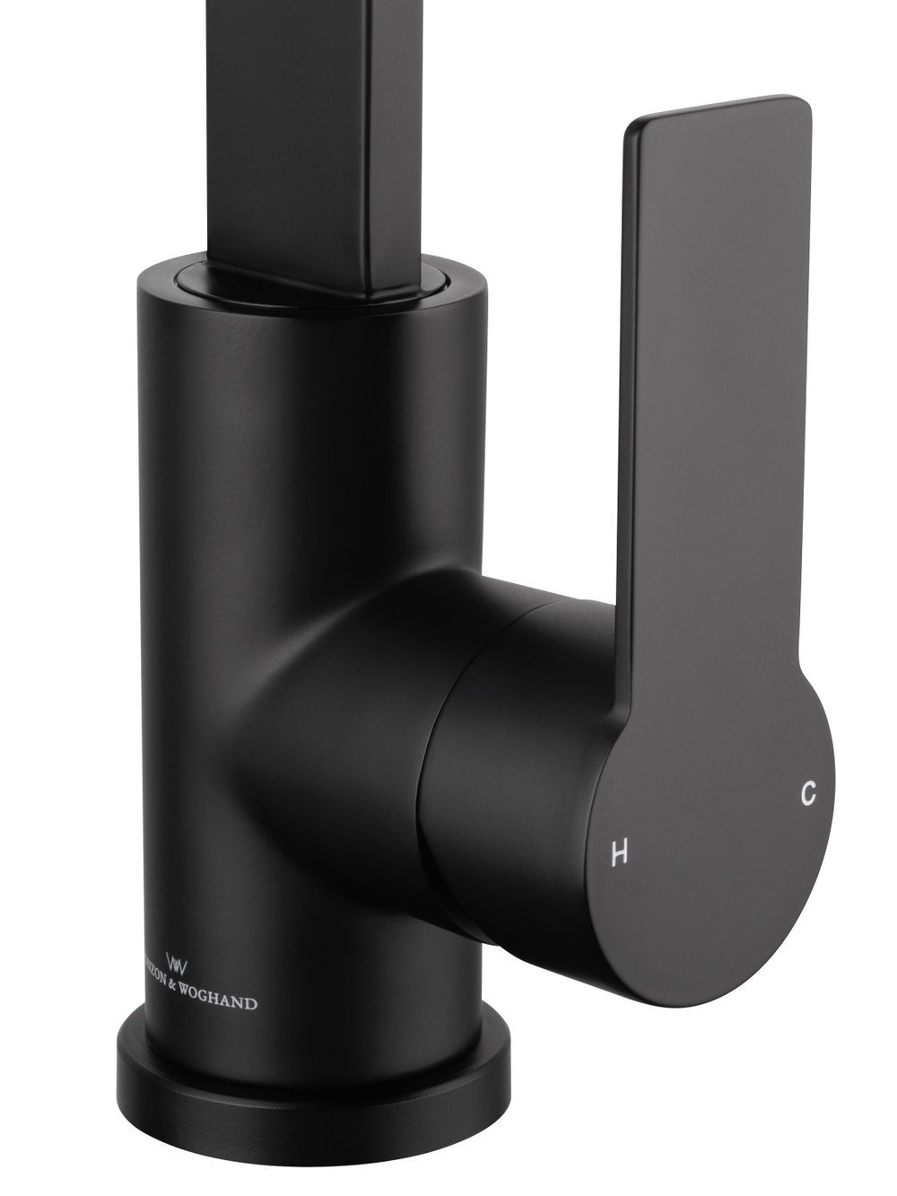 Смеситель для кухни WONZON & WOGHAND, Черный матовый (WW-AE4550-MB)