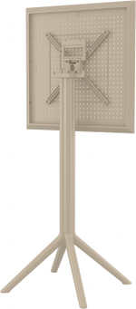 Стол пластиковый барный складной Siesta Contract Sky Folding Bar Table 60, бежевый