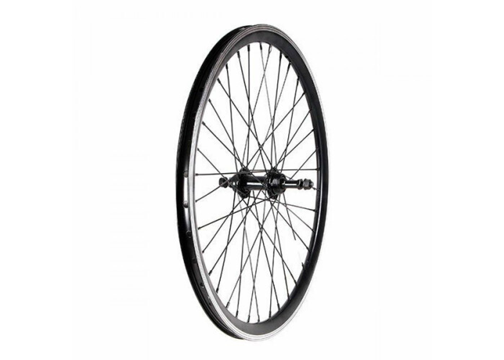 Колесо 27,5" заднее TRIX, обод алюм., Disk, под трещотку, гайки, двойной, 36H, пистонир., фрезер.