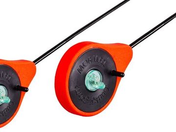 Удочка-балалайка зимняя Lucky John MORMAX 24см красная