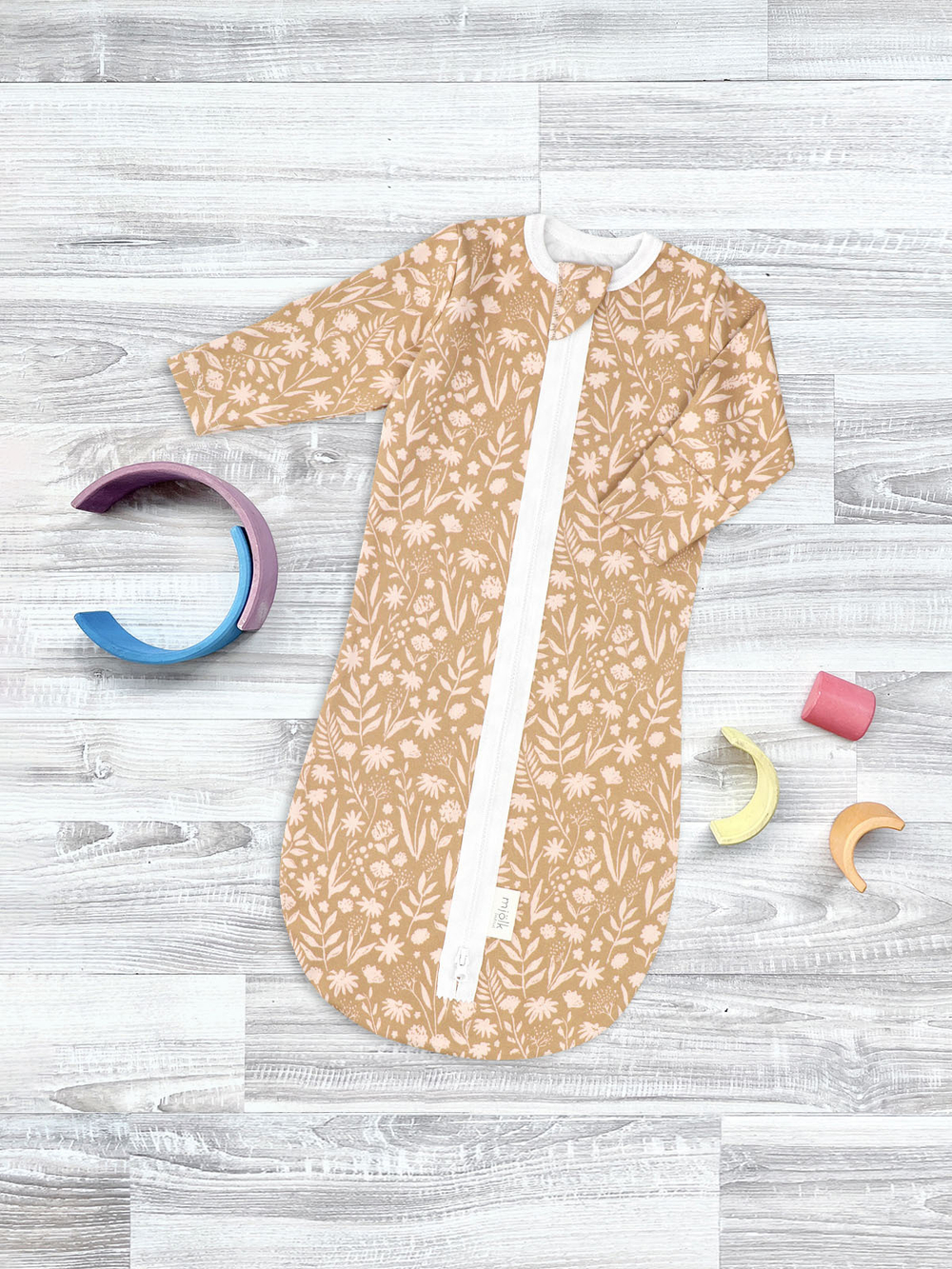 Спальный мешок Mjölk Caramel Flowers