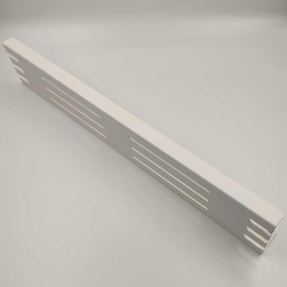 Полка MetaDec Holes настенная прямая, 50х10см белая, 1шт