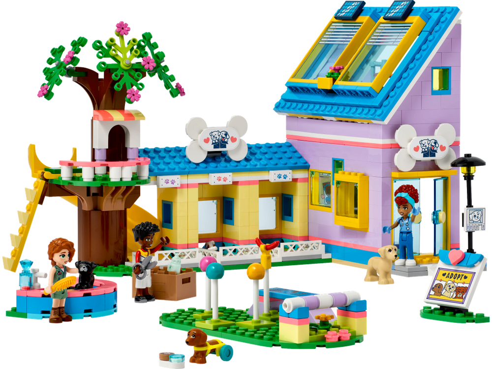 LEGO Friends 41727 — центр спасения собак, уход и игры с питомцами