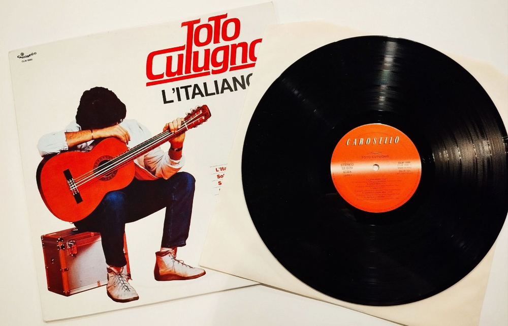 Винтажная виниловая пластинка LP Toto Cutugno Litaliano (Italy 1983)