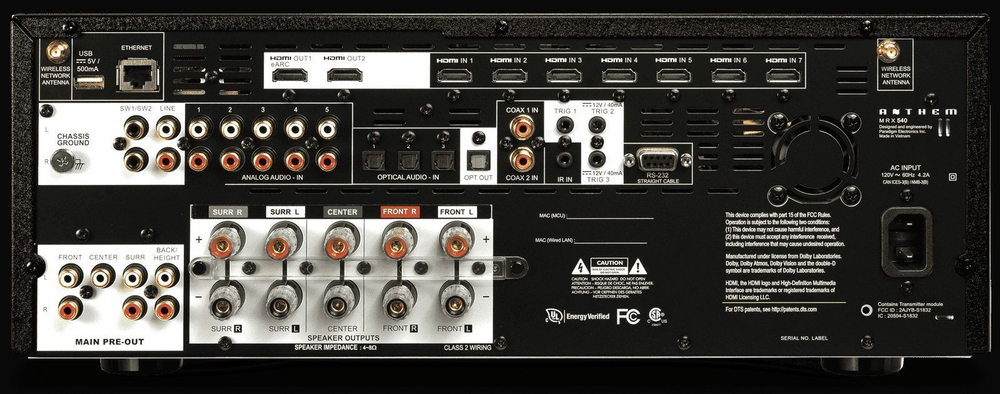 AV ресивер Anthem MRX 540 8K