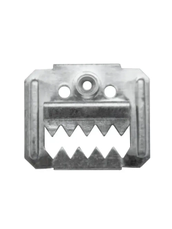 Кляймер усиленный Осфикс "Профи" №4 (4мм) 100 шт для вагонки, блок-хауса, имитации бруса