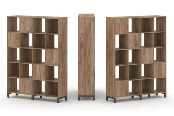 Style Project Набор стеллажа 2-х сторон., 5 яр. SN.NSD-541  1488*400*1982