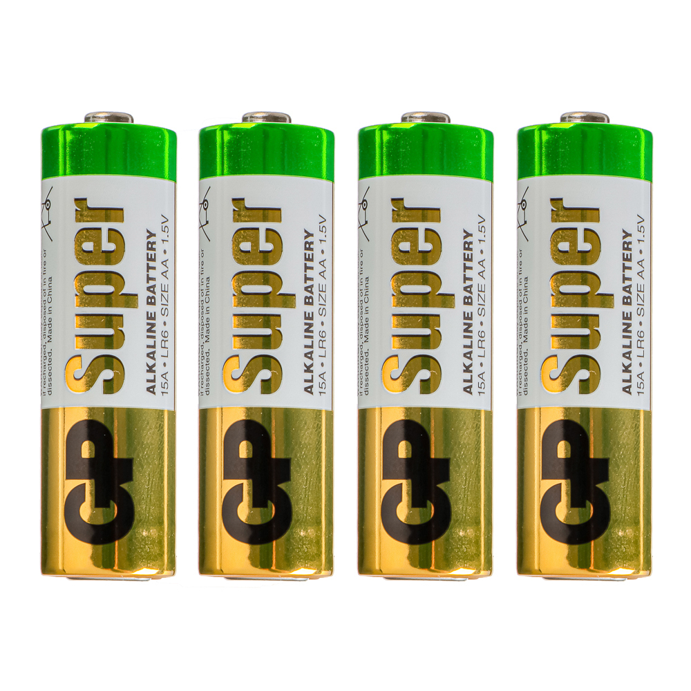 GP Super BY Original Батарейки 4шт, тип АА,15AGM-2CR, BL