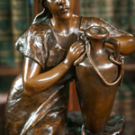 Бронзовая скульптура «Ребекка у колодца»/ «REBECCA AU PUITS»