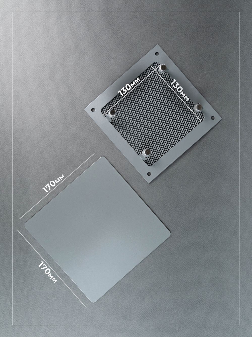 Вентиляционная решетка РД 170х170 Серая