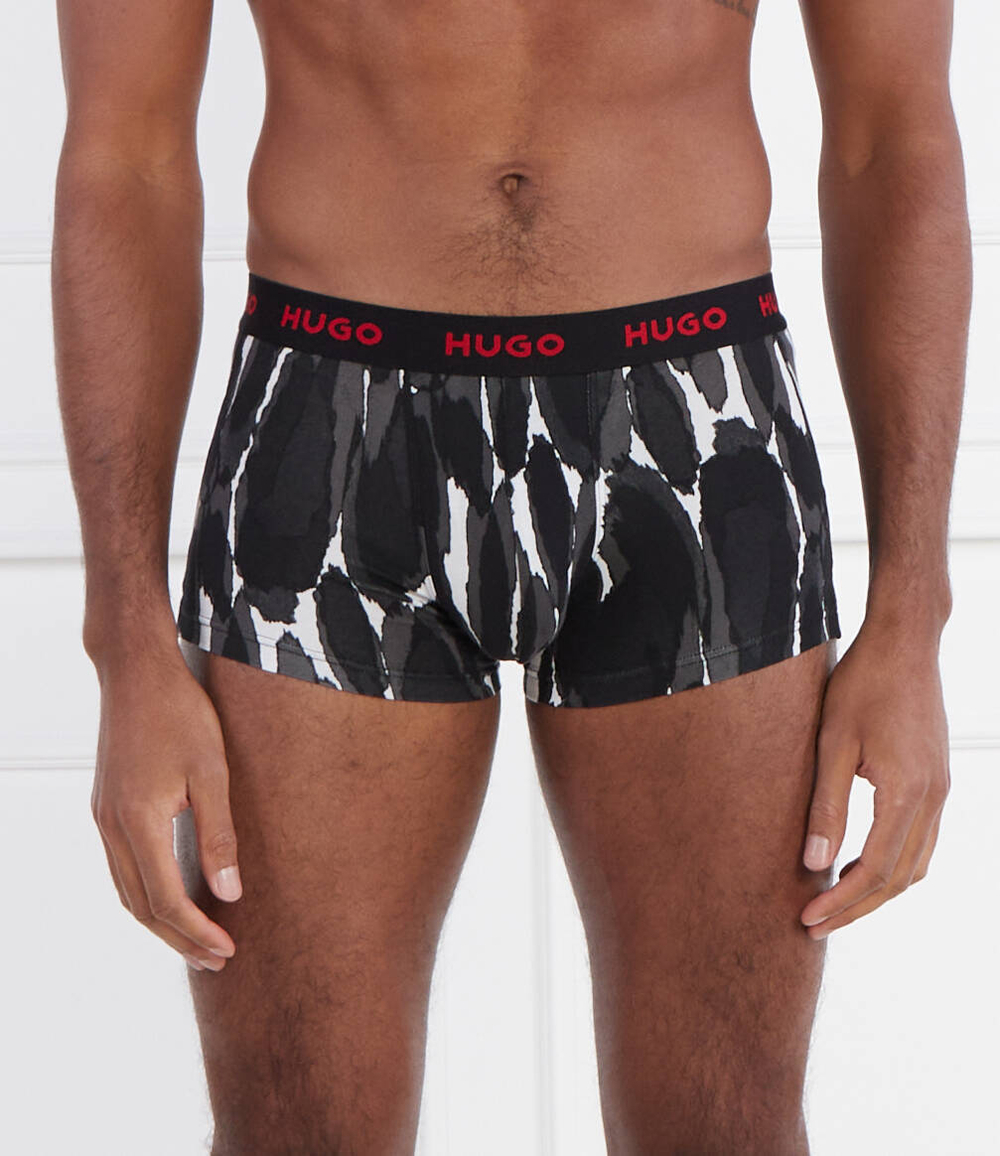 Трусики-боксеры 3шт. Hugo Bodywear - красный(50480170)