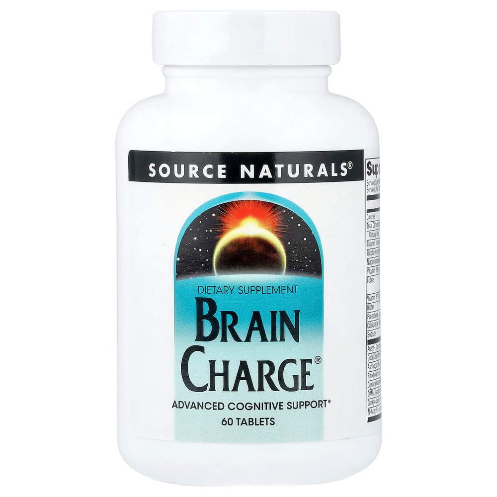 Source Naturals, Brain Charge®, 60 таблеток