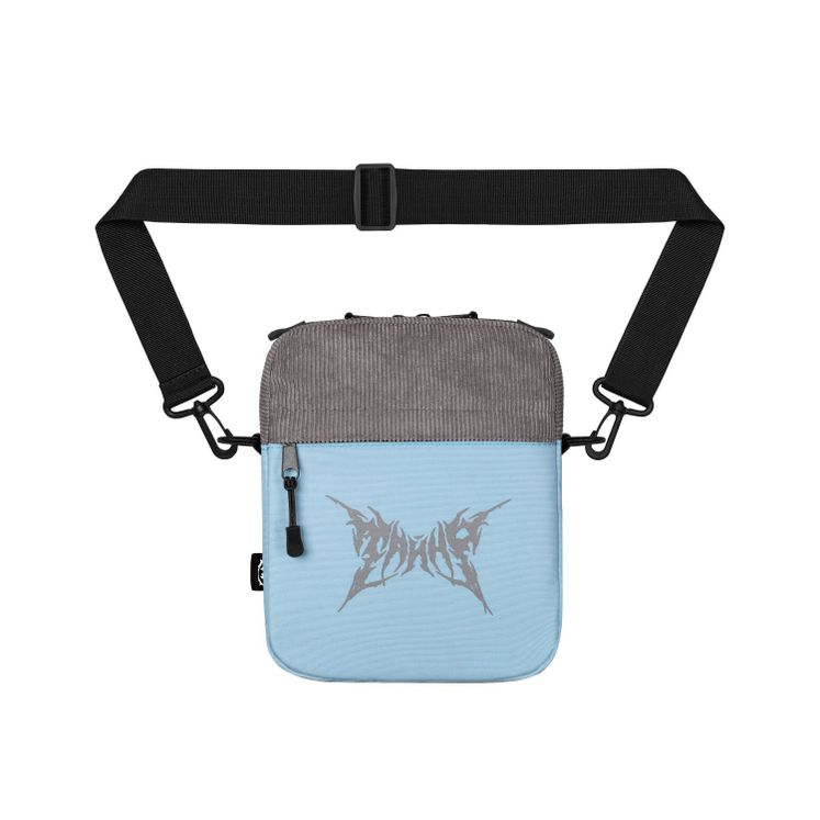 Сумка через плечо ТАЙНА LogoDL1 голубой-сер. / сер.