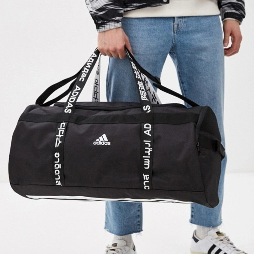 Adidas 4ATHLTS Polyester One Shoulder Handbag Large Unisex Black