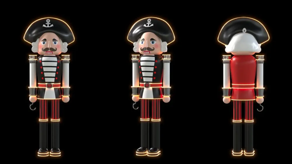 Большая фигура "Щелкунчик" солдатик