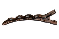 Зажимы для волос Harizma, пластиковые, черные, 10см (h10897-06)