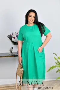 Платье 8-353-зеленый Minova