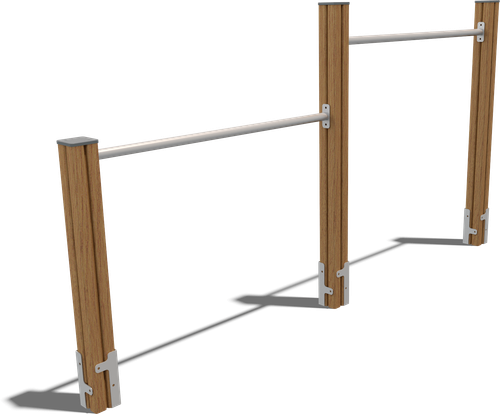 Перекладина разноуровневая низкая
