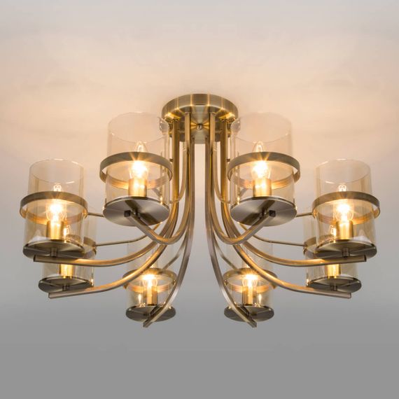 Потолочная люстра Eurosvet 60085/8 античная бронза