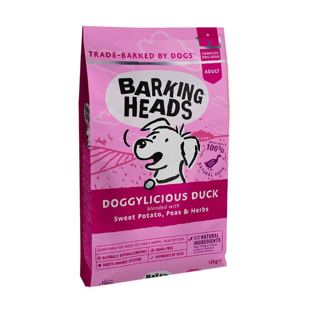 Беззерновой корм Barking Heads для собак с Уткой и Бататом &quot;Восхитительная утка&quot; 2 кг