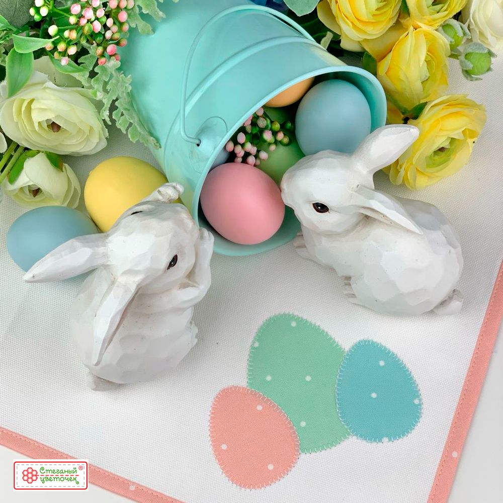 Шаблон для стежки  и аппликации "Пасхальный" (арт. T51)