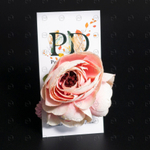 Резинка для волос Pankigno Design с тройным бутоном пиона