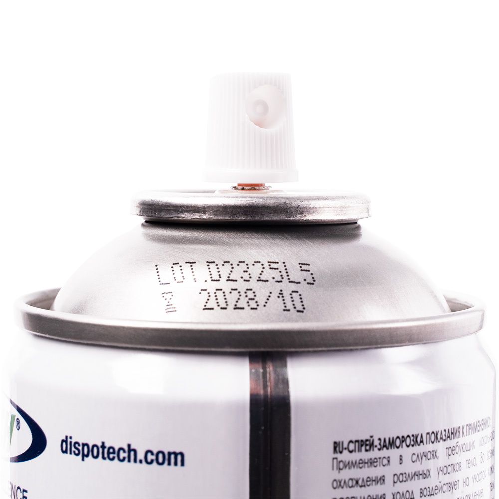 Спрей-заморозка Dispo Ice Spray, охлаждающий и обезболивающий, SP400DISPORU24, 400 мл