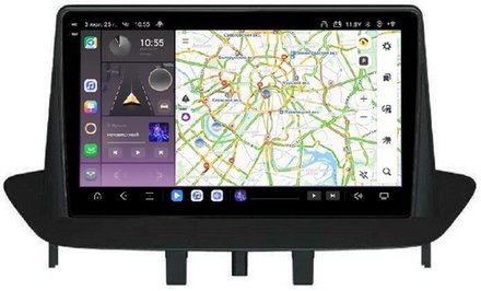 Магнитола для Renault Fluence/ Megane 2009-2017 - Carmedia SF-9997-L QLed+2K, Android 13, TS20, CarPlay, 4G SIM-слот