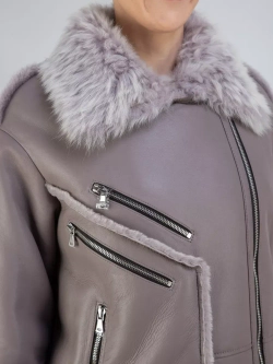 Дубленка авиатор натуральная зимняя