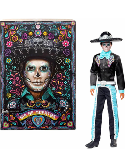 Барби Signature Ken Dia De Muertos HRM73 — коллекционный Кен в стиле Дня мёртвых
